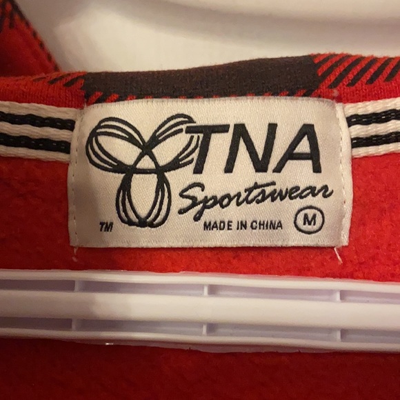 TNA Plaid Hoodie (Rare) - Picture 8 of 9